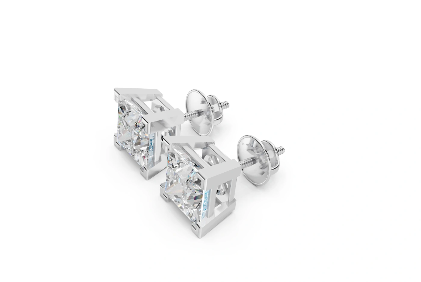 Square Stud Earrings