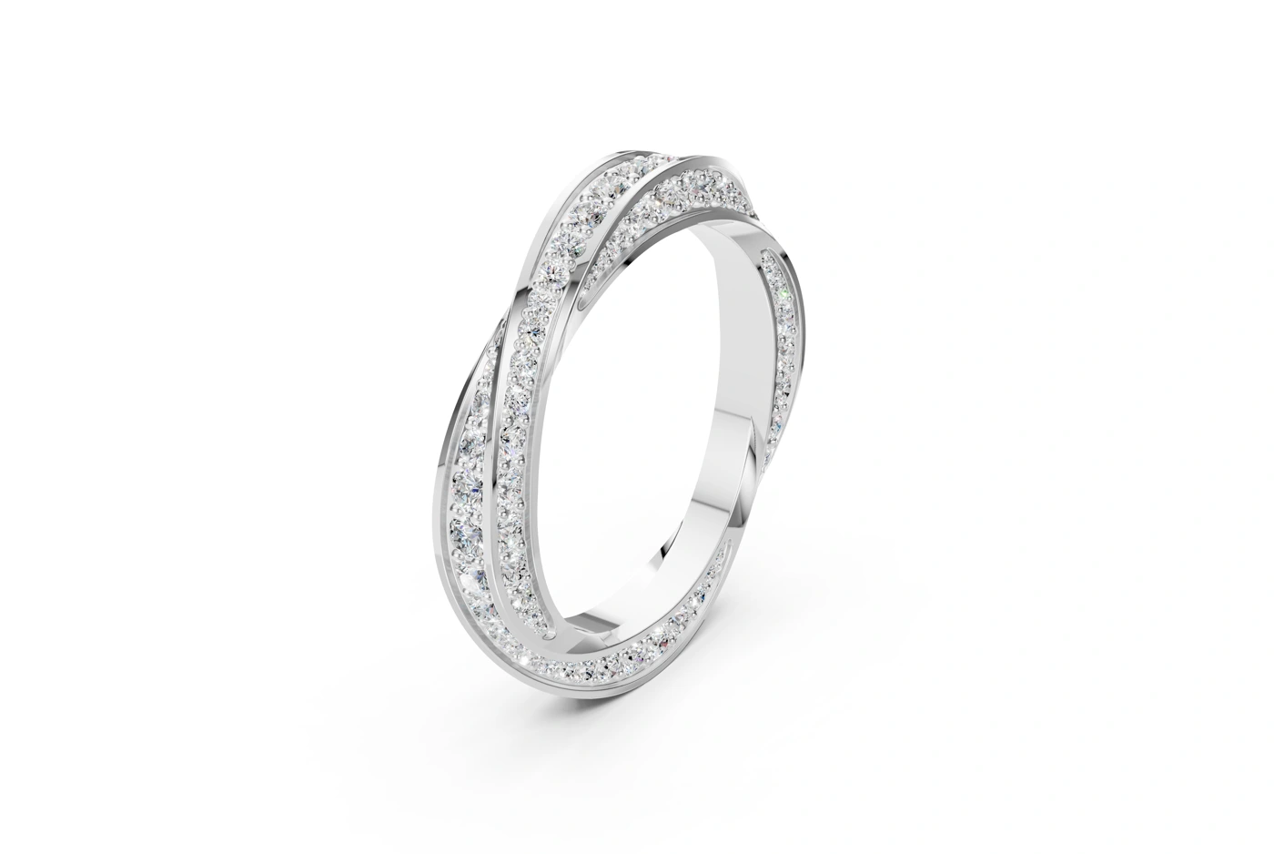 Swirl Multi Stone Ring, supplied product view