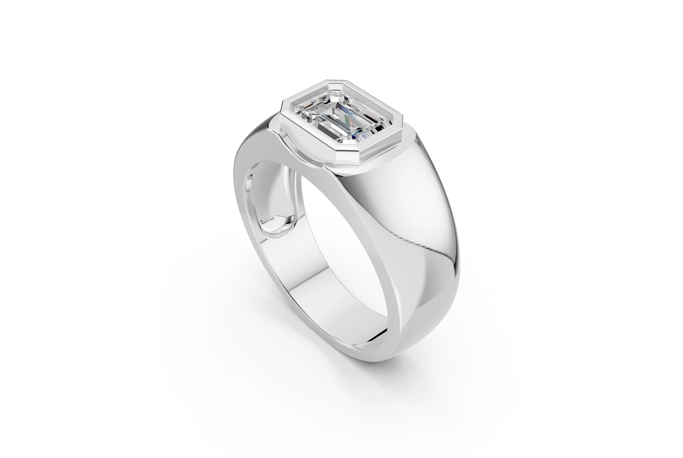 Frame Solitaire Ring, supplied product view