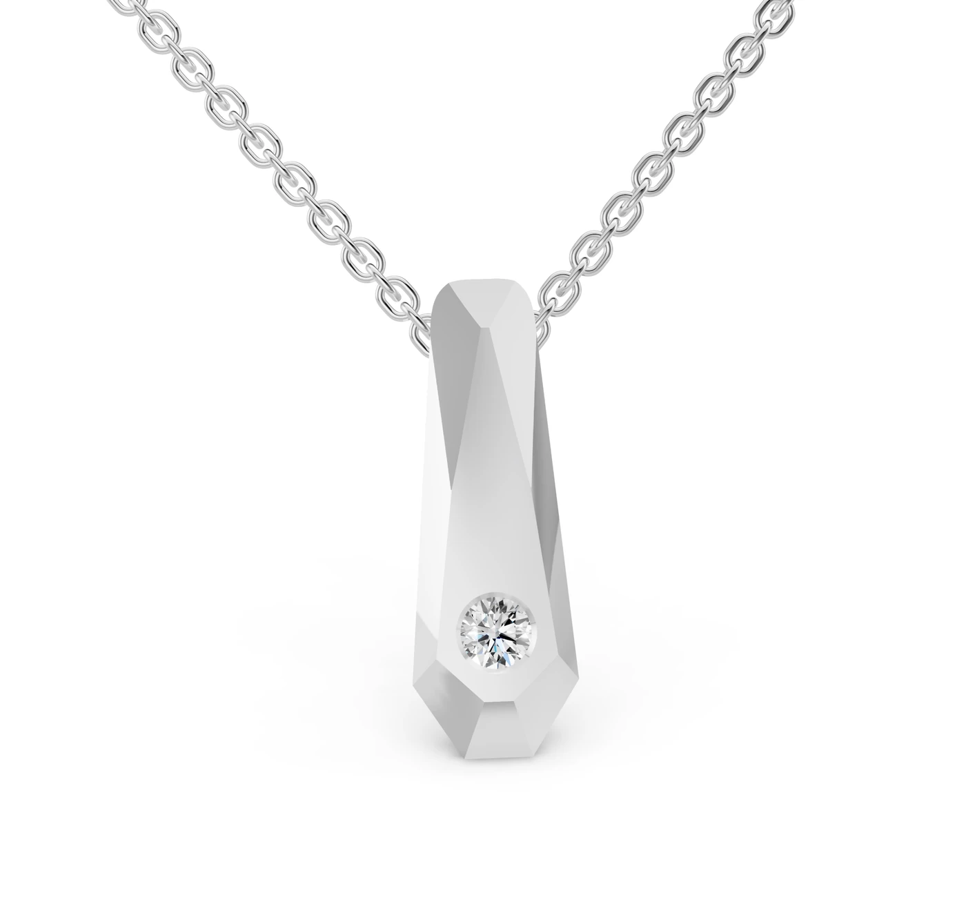Facetta Solitaire Pendant, supplied product view