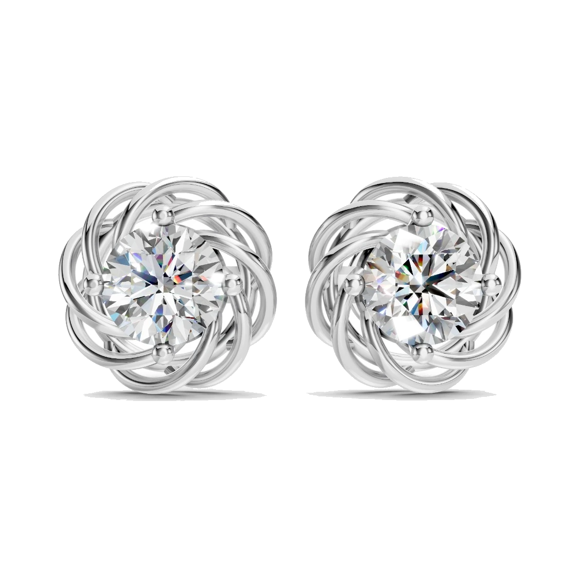 Bloom Swirl Stud Earrings
