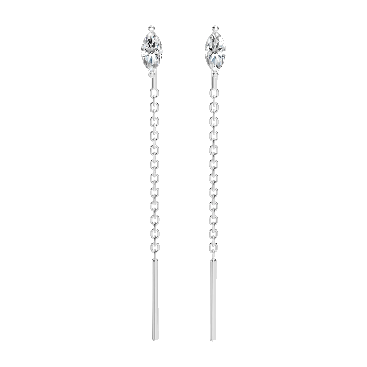 Petite Marquise Sui Dhaga Earrings