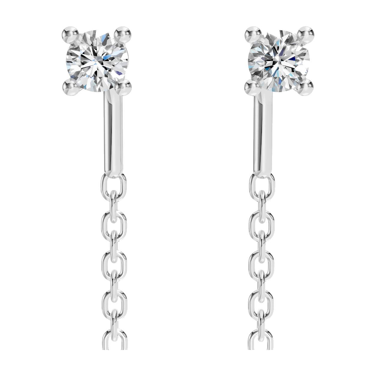 Petite Round Sui Dhaga Earrings